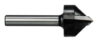 Afbeeldingen van Makita V-groeffrees - Ø19x16mm 90° - schacht Ø6mm 2 beitels
