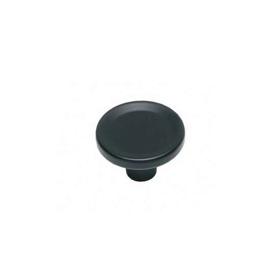 Afbeeldingen van INTERSTEEL Meubelknop ø 44 mm mat zwart 8479