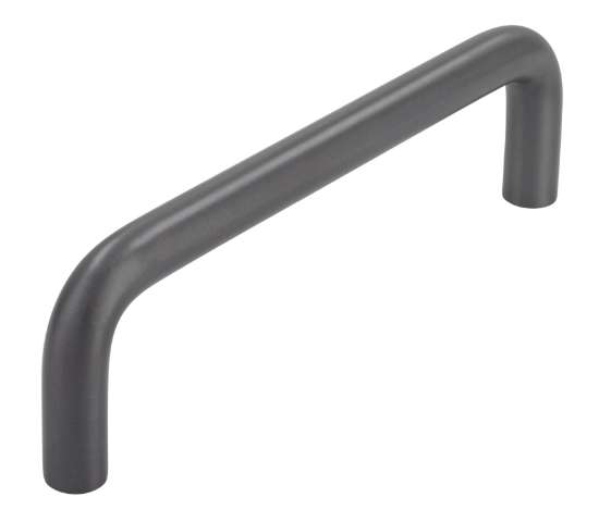 Afbeeldingen van Siro Meubelgreep metaal - boorafstand 96mm/L 104mm/H 30mm/B 8mm - grafiet zwart donker 