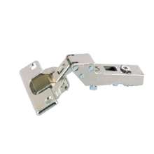 Afbeeldingen van Hettich Intermat 125°-scharnier (Intermat 9944), half opliggend, openingshoek 125°, TH-boorbeeld 52 x 5,5 mm, om in te drukken (ø 10 x 11)