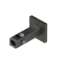 Afbeeldingen van Hettich Cadro Wand-/bodembevestiging 18 x 18 mm mat zwart