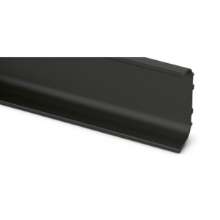 Afbeeldingen van Hettich Greeplijst Canis C, L 3500 mm, B 23 mm, H 70 mm, mat zwart
