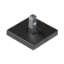 Afbeeldingen van Hettich Cadro Wand-/bodembevestiging 55 x 55 mm mat zwart