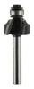 Afbeeldingen van Makita kwartrondfrees - Ø19,0x9,5mm radius 3,2mm met kogellager - schacht Ø6mm 2 beitels