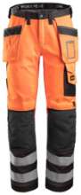 Afbeeldingen van Snickers Workwear High Visibility Broek met holsterpockets, Klasse 2 3233