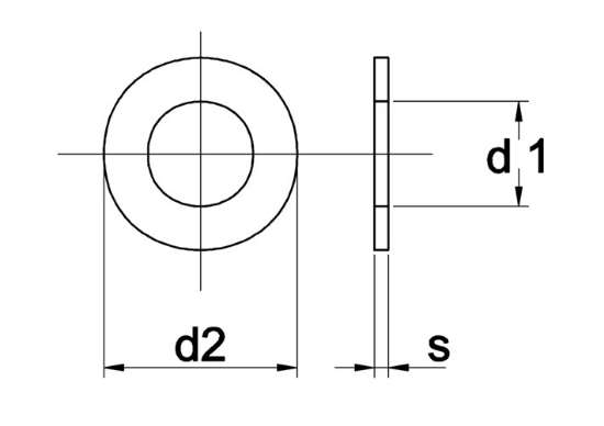 Afbeeldingen van Sluitringen    mess.m  8      din 125