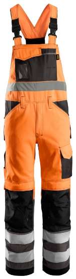 Afbeeldingen van Snickers overall 0113-5574 maat 060 High Visibilty oranje
