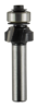 Afbeeldingen van Makita afrondfrees - Ø17,3x8mm radius 2,3mm met kogellager - schacht Ø8mm 2 beitels