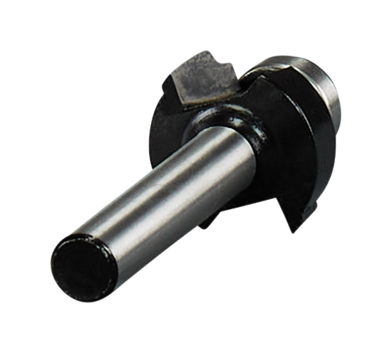 Afbeeldingen van Makita kwartrondfrees - Ø17,0x8mm radius 2,3mm met kogellager - schacht Ø6mm 2 beitels