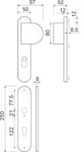 Afbeeldingen van Oxloc Vh.voord.garn ovaal F1 KTB PC72 55mm