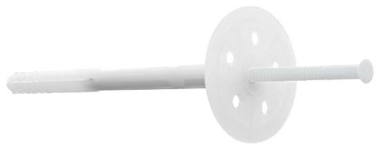 Afbeeldingen van Isolatieplug met plastic nagel voor het bevestigen van geëxpandeerd polyester (EPS) en minerale isolatieplaten in ETICS-systeem