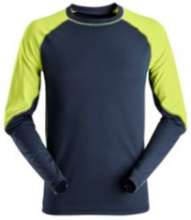 Afbeeldingen van Snickers windbreaker jacket 2405-9567, Maat S, donker blauw/neon geel