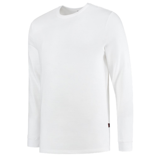 Afbeeldingen van Tricorp T-Shirt lange mouw 60°c wasbaar 101015 Wit XS