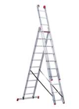 Afbeeldingen van Aluminium ladder - 3-delig reform