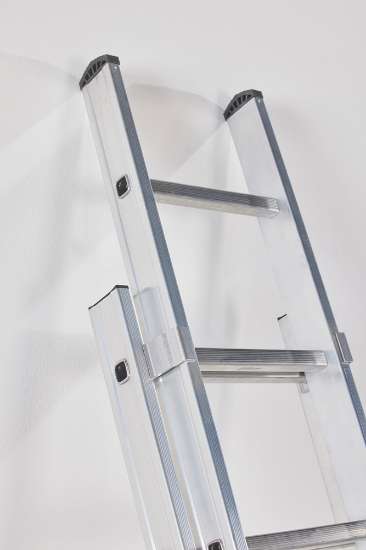Afbeeldingen van Aluminium ladder - 2-delige opsteekladder