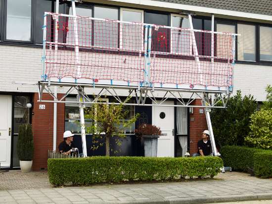 Afbeeldingen van Modulaire Triangelbrug - MTB met Dakrandbeveiliging (DRB)