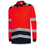 Afbeeldingen van Tricorp poloshirt lange mouw 203008 - maat XS - rood/inkt 