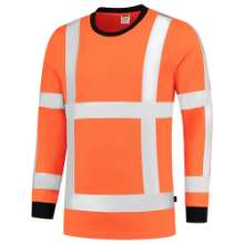 Afbeeldingen van Tricorp T-Shirt rws birdseye lange mouw 103002 Oranje 2XL