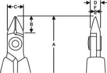 Afbeeldingen van Bahco zijsnijtang elektronica