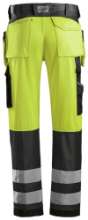 Afbeeldingen van High Visibility Broek met holsterpockets, Klasse 2