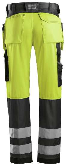 Afbeeldingen van High Visibility Broek met holsterpockets, Klasse 2
