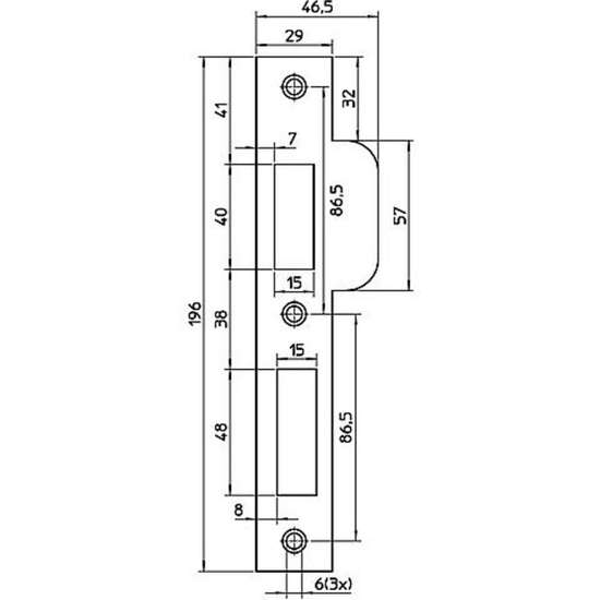 Afbeeldingen van Nemef komsluitp d+n RVS P4219/17T