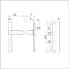 Afbeeldingen van Ami veiligheids Rotaveer smalschildgarnituur 378 257/32/2 - PC55 - F1 56mm