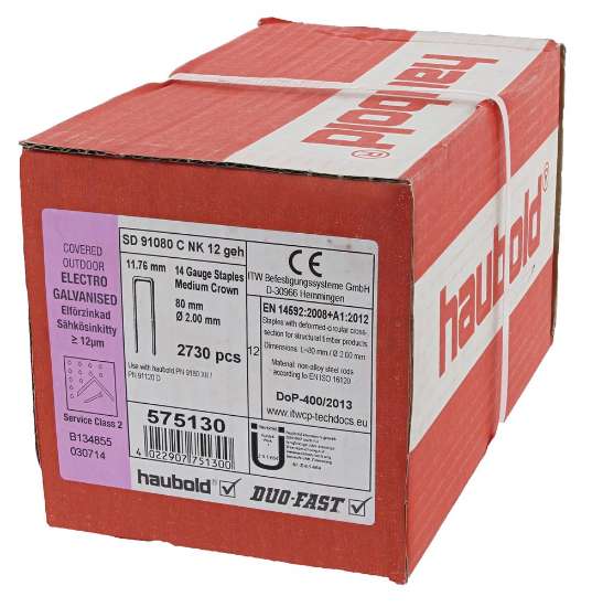 Afbeeldingen van 12,2 mm rugbreedte - 2,1x1,8 mm draaddikte- buiten gebruik, serviceklasse 2