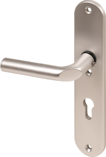 Afbeeldingen van Oxloc Veiligheidslangschild met deurduwer PC72 ovaal F1 55mm