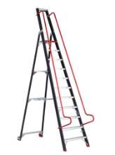 Afbeeldingen van Magazijntrap - aluminium trap (gecoat)