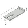 Afbeeldingen van GB Elementverankering type 27 25x170 70x8 Thermisch Verzinkt