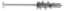 Afbeeldingen van Spit Gipswandplug Driva TF27 - 31x8/27mm - gipswand zelfborgend met schroef 