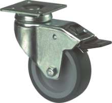 Afbeeldingen van Kelfort Zwenkwiel+rem rubber