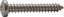 Afbeeldingen van Plaatschroef Rvs    5.5X50  Ck D7981Ch A