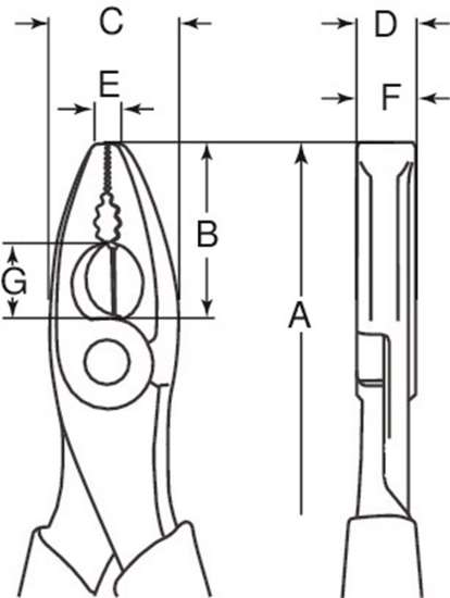 Afbeeldingen van Bahco 2678 G combinatietang