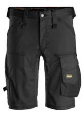 Afbeeldingen van Snickers korte broek 6143-0404 - maat 46 - zwart