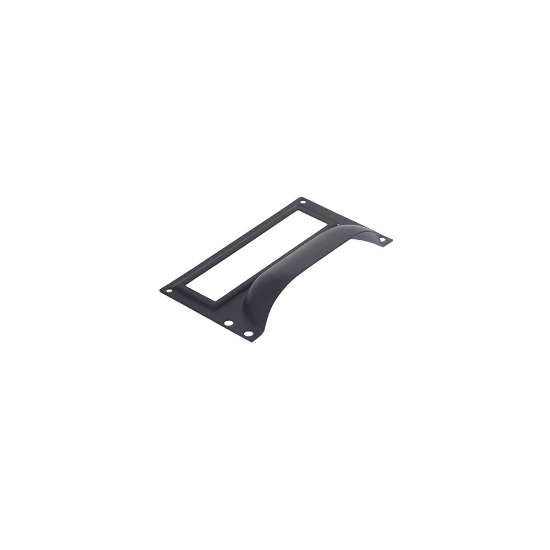 Afbeeldingen van INTERSTEEL Etiketgreep 73 mm mat zwart 8810