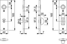 Afbeeldingen van Hoppe kortschild f2 202kp