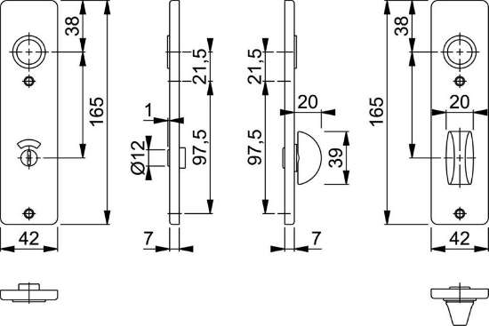 Afbeeldingen van Hoppe kortschild f2 202kp