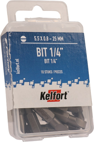 Afbeeldingen van Kelfort schroefbit sleuf 1/4