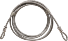 Afbeeldingen van Slotkabel 8-10mm pvc+2 ogen 10cm