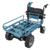 Afbeeldingen van Makita accu kruiwagen DCU604Z - 2x18V LXT - met rek zonder accu en lader in krat