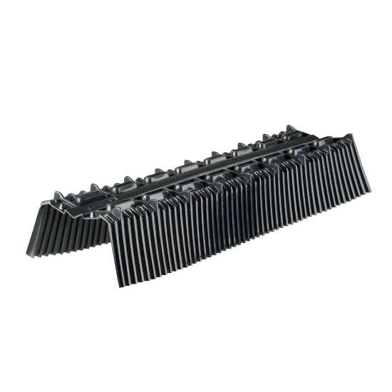 Afbeeldingen van Ubbink ondervorst universele - 118mm x 900mm - zwart PE