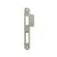 Afbeeldingen van INTERSTEEL Sluitplaat 192x25x1,5mm tbv 72pc SKG sluitkom, afgerond met korte lip, DIN links rvs 9508