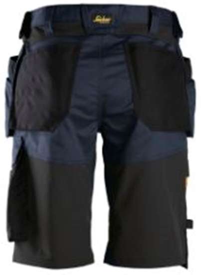 Afbeeldingen van AllroundWork, Stretch Loose fit Korte Werkbroek met holsterzakken