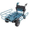 Afbeeldingen van Makita accu kruiwagen DCU604Z - 2x18V LXT - met rek zonder accu en lader in krat
