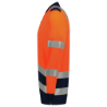 Afbeeldingen van Tricorp poloshirt lange mouw 203008 - maat 4XL - oranje/inkt 