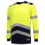 Afbeeldingen van Tricorp sweater Multinorm bicolor 303002 Geel/Ink 2XL