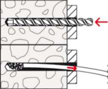 Afbeeldingen van Constructieplug met zeskantschroef