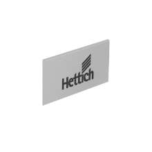 Afbeeldingen van Hettich ArciTech Afdekkap, Aluminiumkleurig met Hettich logo